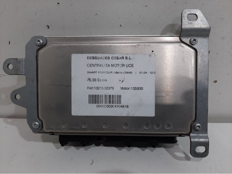 Recambio de centralita motor uce para smart forfour básico (70kw) referencia OEM IAM 1321502379 0261S04778 BOSCH