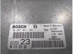 Recambio de centralita motor uce para citroën xsara picasso 2.0 hdi exclusive referencia OEM IAM 0281011521 9651593480  2