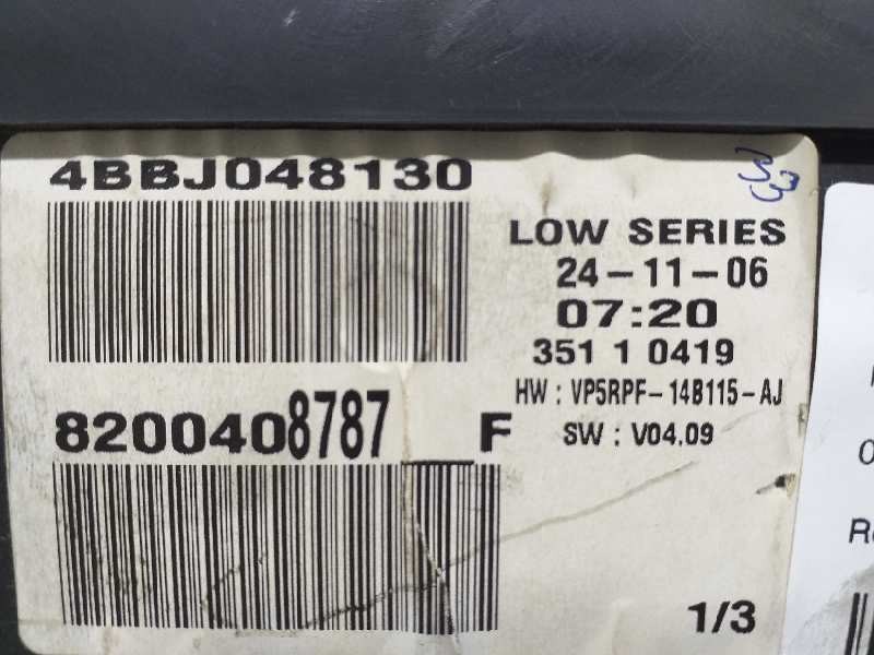 Recambio de cuadro instrumentos para renault megane ii familiar authentique referencia OEM IAM 8200408787 4BBJ048130 
