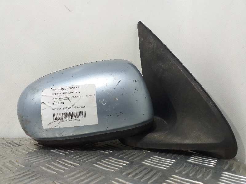 Recambio de retrovisor derecho para nissan almera (n16/e) acenta referencia OEM IAM K6301BN2MA ELECTRICO AZUL CLARO
