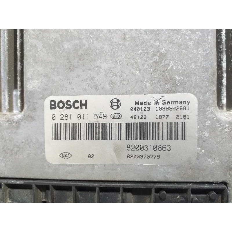 Recambio de centralita motor uce para renault scenic ii grand confort authentique referencia OEM IAM 0281011549 8200310863 