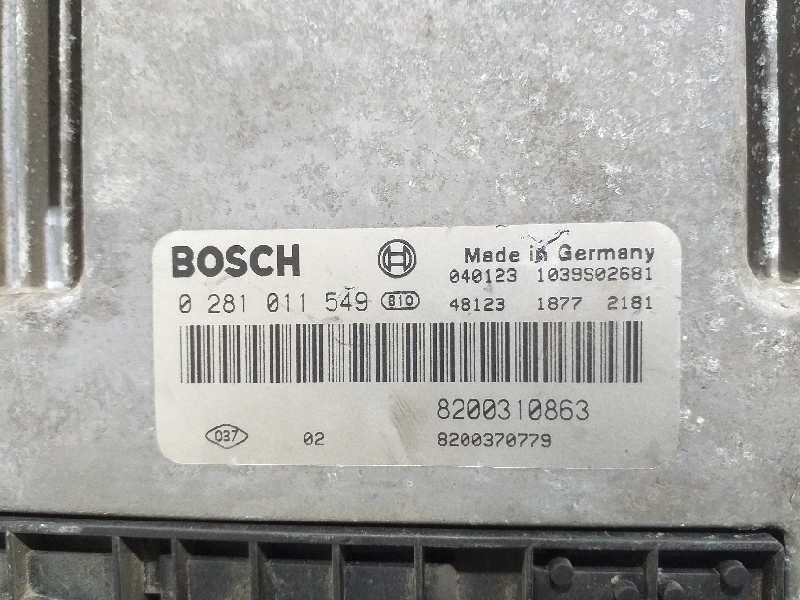 Recambio de centralita motor uce para renault scenic ii grand confort authentique referencia OEM IAM 0281011549 8200310863 