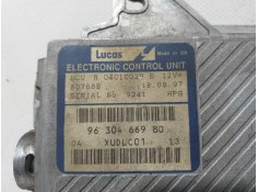 Recambio de centralita motor uce para peugeot 406 berlina (s1/s2) svdt referencia OEM IAM DCUR04010028 9630466980 SERIAL 9241 2