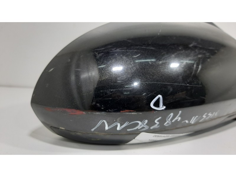 Recambio de retrovisor derecho para nissan primera berlina (p12) acenta referencia OEM IAM 96301AU480 NEGRO ELÉCTRICO