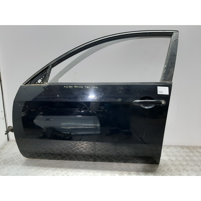 Recambio de puerta delantera izquierda para nissan primera berlina (p12) acenta referencia OEM IAM 80101BA030 NEGRO 