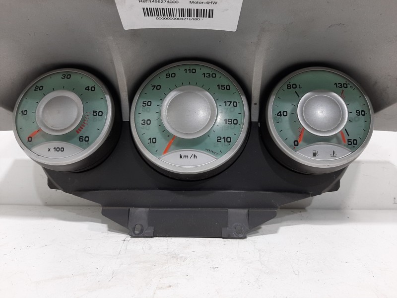 Recambio de cuadro instrumentos para peugeot 807 sv referencia OEM IAM 1496274080  