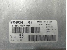 Recambio de centralita motor uce para citroën xsara picasso 2.0 hdi referencia OEM IAM 0281010996 9646774280  2