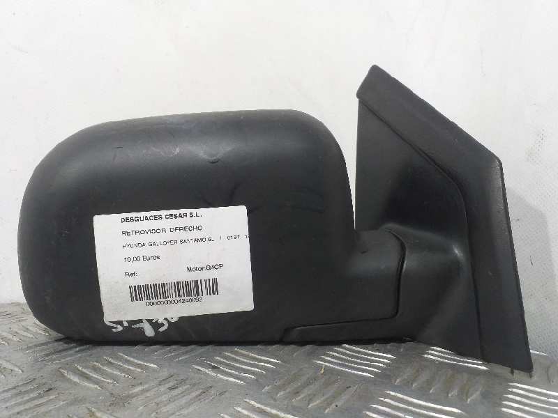 Recambio de retrovisor derecho para hyundai galloper santamo gl referencia OEM IAM  NEGRO ELECTRICO