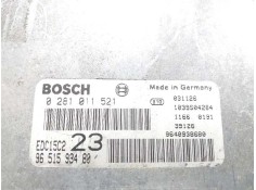 Recambio de centralita motor uce para citroën xsara picasso 1.6 hdi satisfaction plus ii referencia OEM IAM 0281010137 963515848 2
