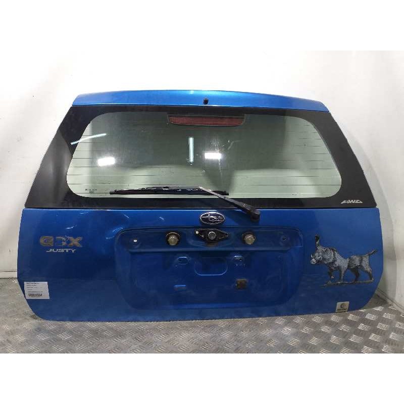 Recambio de porton trasero para subaru justy j12 (nh) 1.5 referencia OEM IAM 6910086G00000 AZUL 