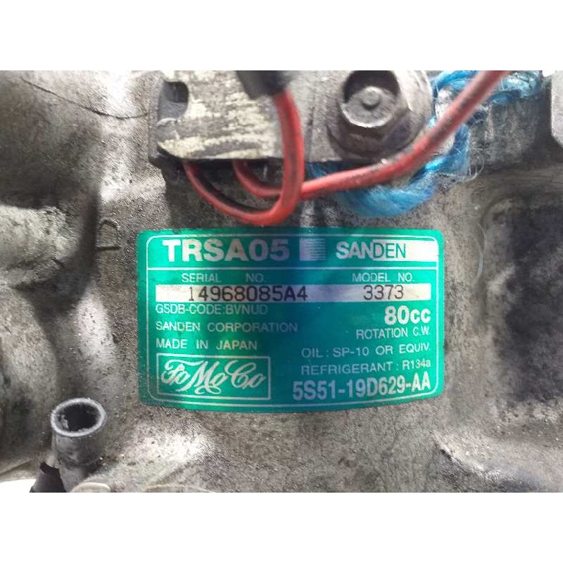 Recambio de compresor aire acondicionado para ford ka (ccq) básico referencia OEM IAM SERIAL:14968085A4 TRSA05 MODELO:3373