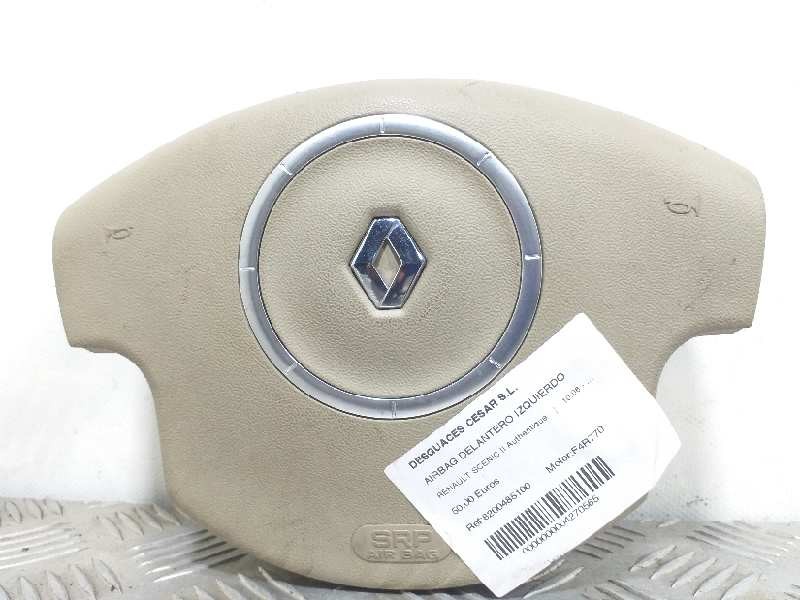 Recambio de airbag delantero izquierdo para renault scenic ii authentique referencia OEM IAM 8200485100  