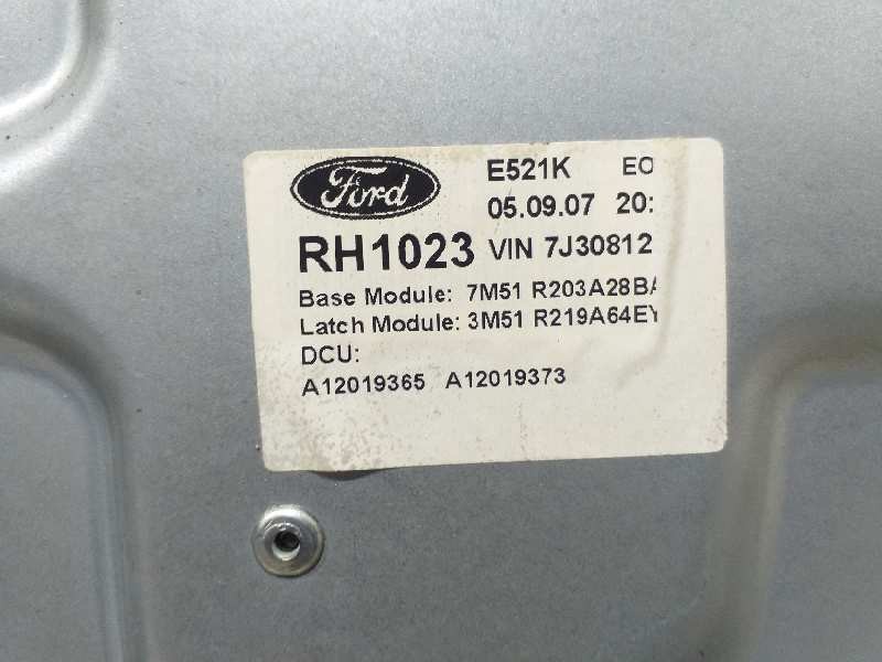 Recambio de elevalunas delantero derecho para ford c-max (cb3) ambiente referencia OEM IAM 7M51R045H16  