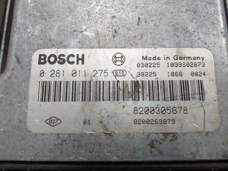 Recambio de centralita motor uce para peugeot 206 berlina x-line referencia OEM IAM 0281011275 8200305678 