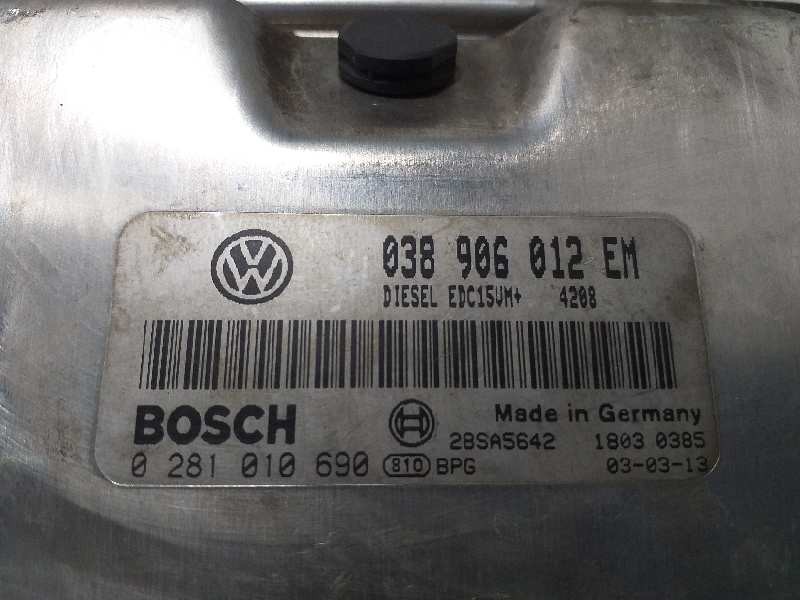 Recambio de centralita motor uce para seat ibiza (6l1) signo referencia OEM IAM 0281010690 038906012EM 