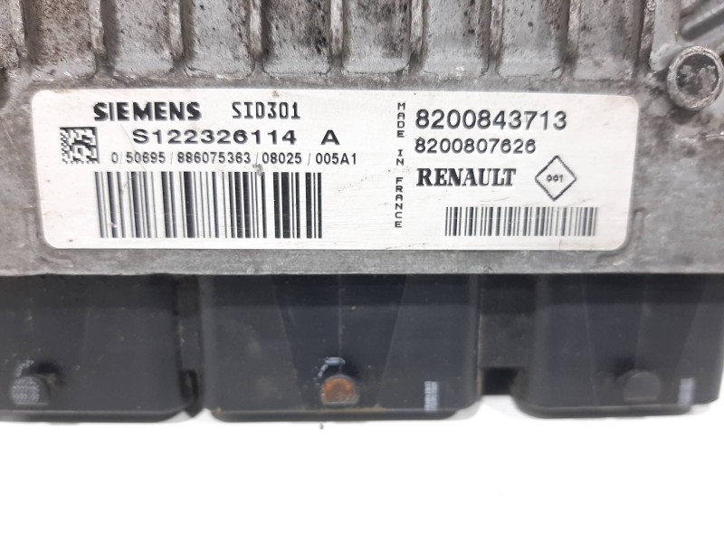 Recambio de centralita motor uce para renault scenic ii exception referencia OEM IAM S122326114A 8200843713 