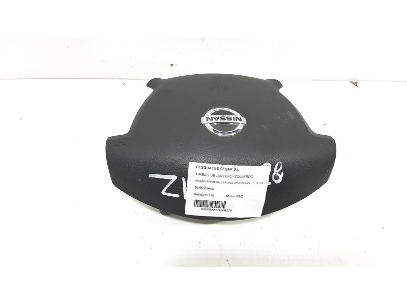 Recambio de airbag delantero izquierdo para nissan primera berlina (p12) acenta referencia OEM IAM 5015110  