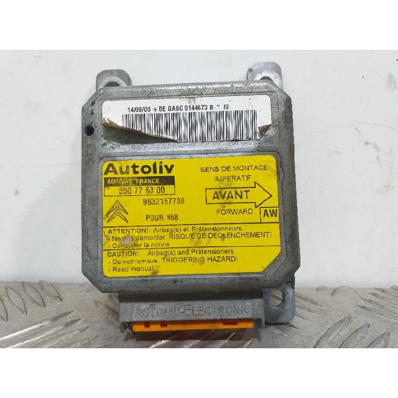 Recambio de centralita airbag para citroën xsara picasso 1.8 16v referencia OEM IAM 550776300 9632167780 