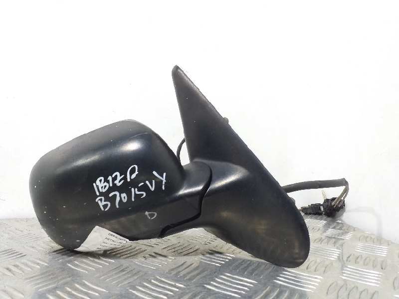 Recambio de retrovisor derecho para seat ibiza (6k) cl referencia OEM IAM  NEGRO MANUAL