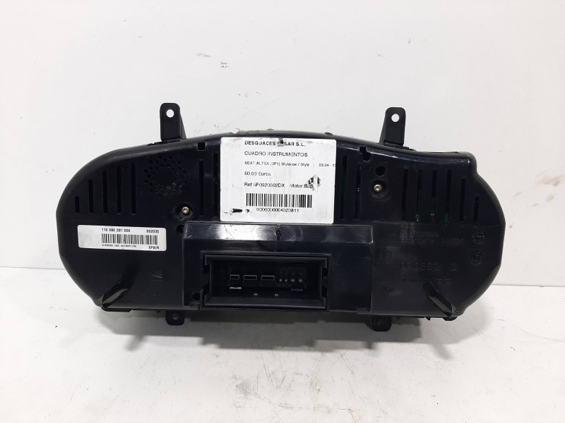 Recambio de cuadro instrumentos para seat altea (5p1) stylance / style referencia OEM IAM 5P0920802DX  