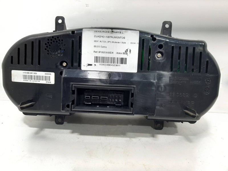 Recambio de cuadro instrumentos para seat altea (5p1) stylance / style referencia OEM IAM 5P0920802DX  