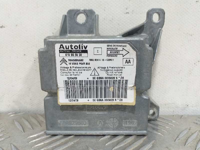 Recambio de centralita airbag para citroën c4 picasso sx referencia OEM IAM 610955800 9665396680 