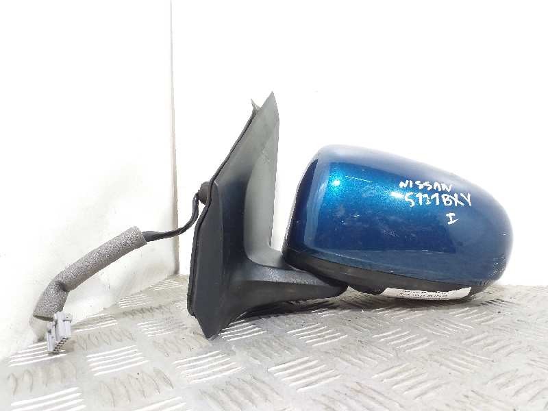 Recambio de retrovisor izquierdo para nissan almera tino (v10m) básico referencia OEM IAM  AZUL ELECTRICO