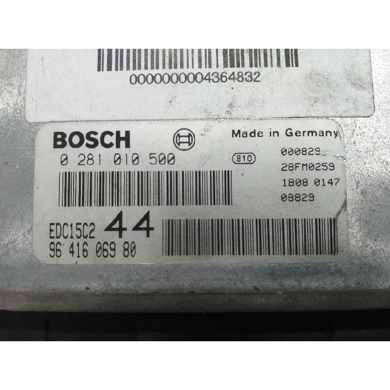 Recambio de centralita motor uce para peugeot 206 xs 2.0 hdi (90cv/66kw) referencia OEM IAM 4364832 9641606980 
