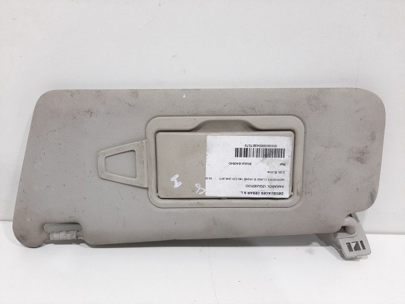 Recambio de parasol izquierdo para mercedes-benz clase b (w245) 180 cdi (245.207) referencia OEM IAM   