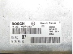 Recambio de centralita motor uce para citroën xantia berlina 2.0 hdi 90/110 plaisir referencia OEM IAM 0281010252 9635158180  2