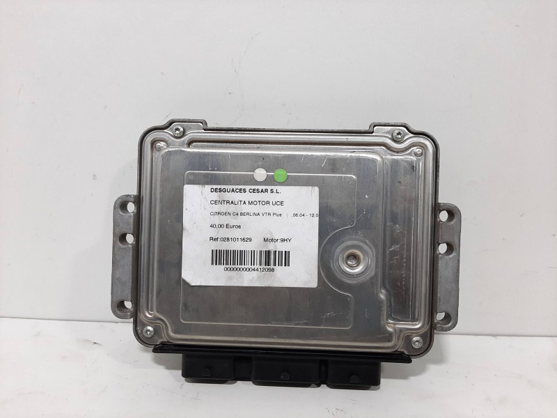 Recambio de centralita motor uce para citroën c4 berlina vtr plus referencia OEM IAM 0281011629   Recambio de centralita motor uce para citroën c4 berlina vtr plus referencia OEM IAM 0281011629