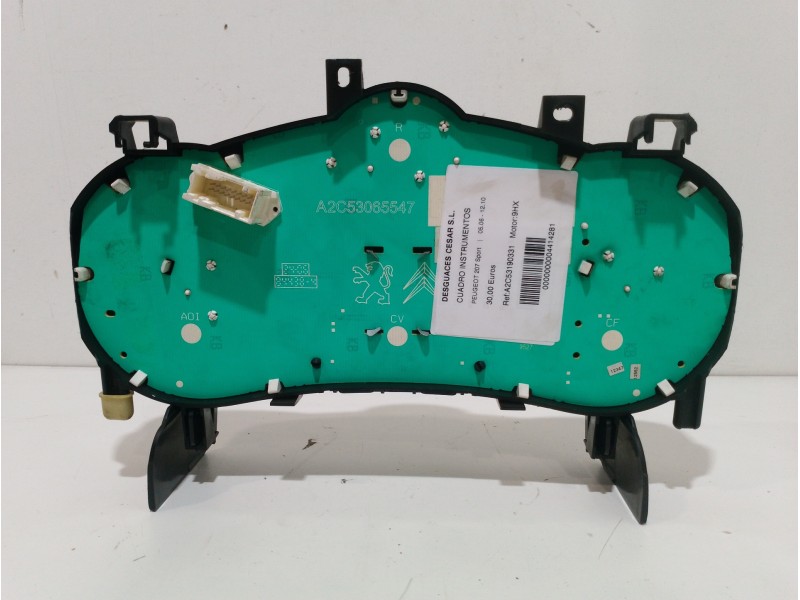 Recambio de cuadro instrumentos para peugeot 207 sport referencia OEM IAM A2C53190331  