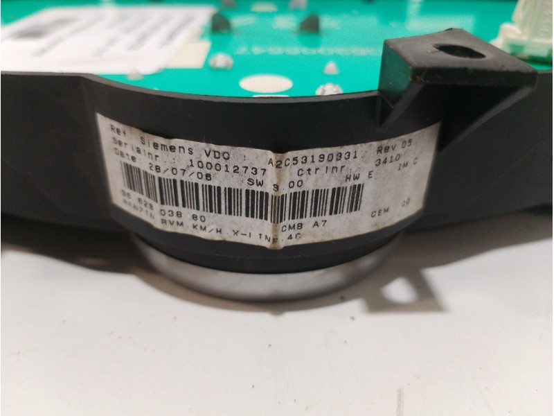 Recambio de cuadro instrumentos para peugeot 207 sport referencia OEM IAM A2C53190331  