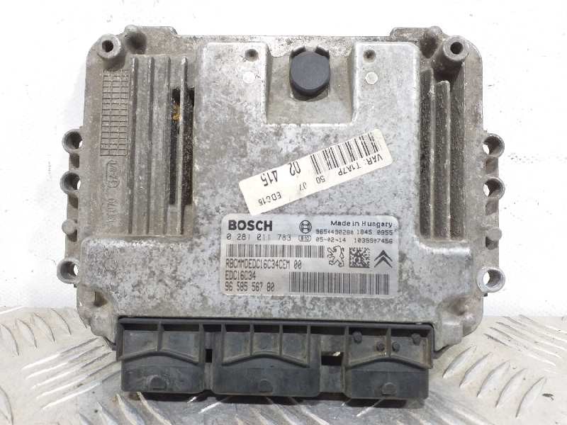 Recambio de centralita motor uce para peugeot 206 berlina look referencia OEM IAM 0281011783 9658556780 