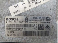 Recambio de centralita motor uce para peugeot 206 berlina look referencia OEM IAM 0281011783 9658556780  2