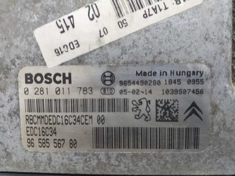 Recambio de centralita motor uce para peugeot 206 berlina look referencia OEM IAM 0281011783 9658556780 