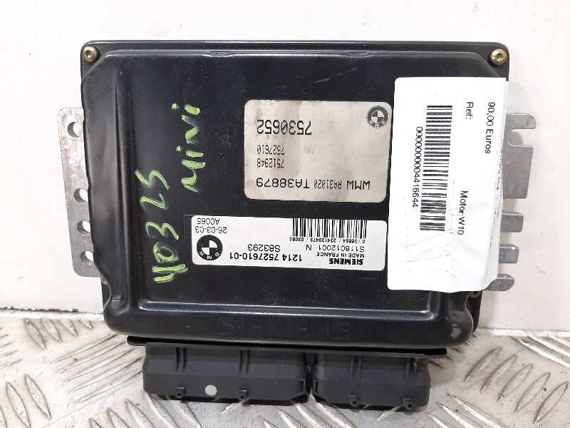 Recambio de centralita motor uce para mini mini (r50,r53) one referencia OEM IAM S118012001N 12147527610-01 