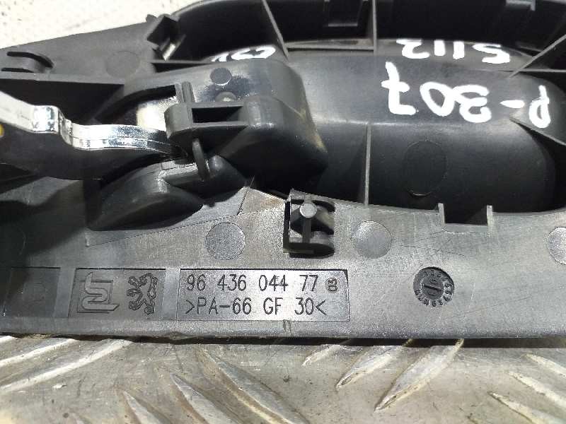 Recambio de maneta interior trasera derecha para peugeot 307 (s1) xr clim plus referencia OEM IAM 9643604477   Recambio de maneta interior trasera derecha para peugeot 307 (s1) xr clim plus referencia OEM IAM 9643604477