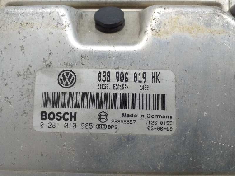 Recambio de centralita motor uce para seat toledo (1m2) signo referencia OEM IAM 0281010985 038906019HK  Recambio de centralita motor uce para seat toledo (1m2) signo referencia OEM IAM 0281010985 038906019HK