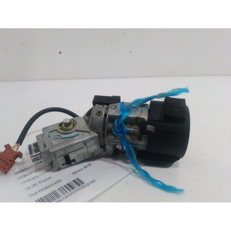 Recambio de conmutador de arranque para citroën c3 hdi 70 furio referencia OEM IAM N0502455  