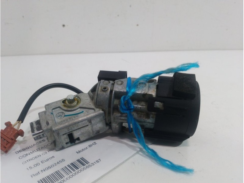 Recambio de conmutador de arranque para citroën c3 hdi 70 furio referencia OEM IAM N0502455  