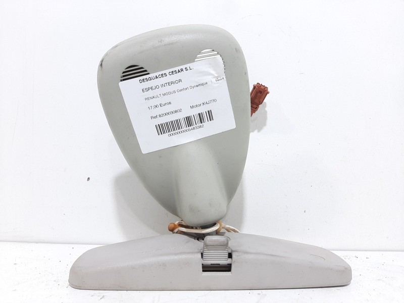 Recambio de espejo interior para renault modus confort dynamique referencia OEM IAM 8200030802  