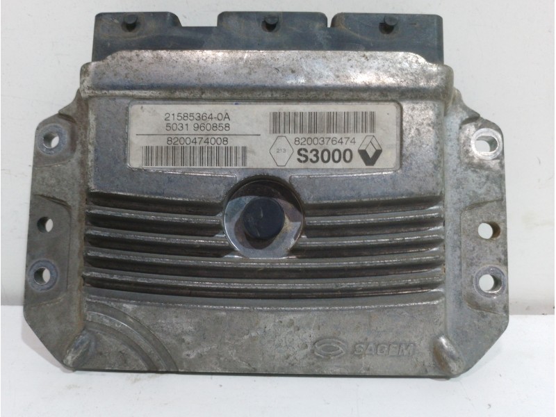 Recambio de centralita motor uce para renault modus confort dynamique referencia OEM IAM 8200376474  