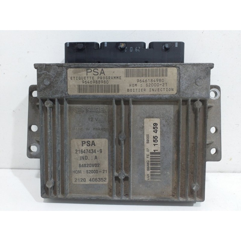 Recambio de centralita motor uce para citroën saxo 1.4 sx referencia OEM IAM 9646988980  