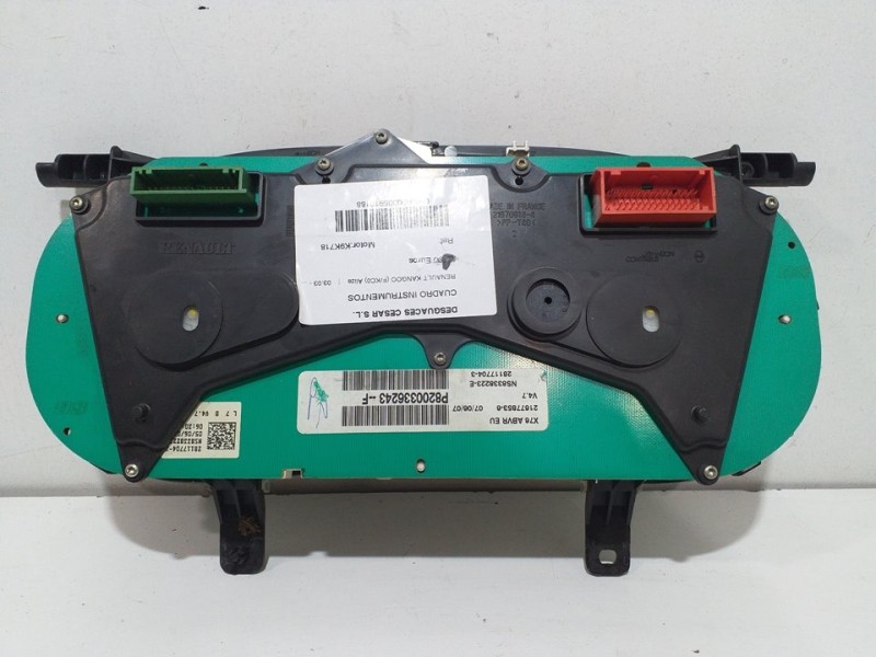 Recambio de cuadro instrumentos para renault kangoo (f/kc0) alize referencia OEM IAM 8200336243F  