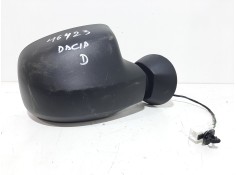 Recambio de retrovisor derecho para dacia logan básico referencia OEM IAM 6001546990 ELECTRICO NEGRO 2