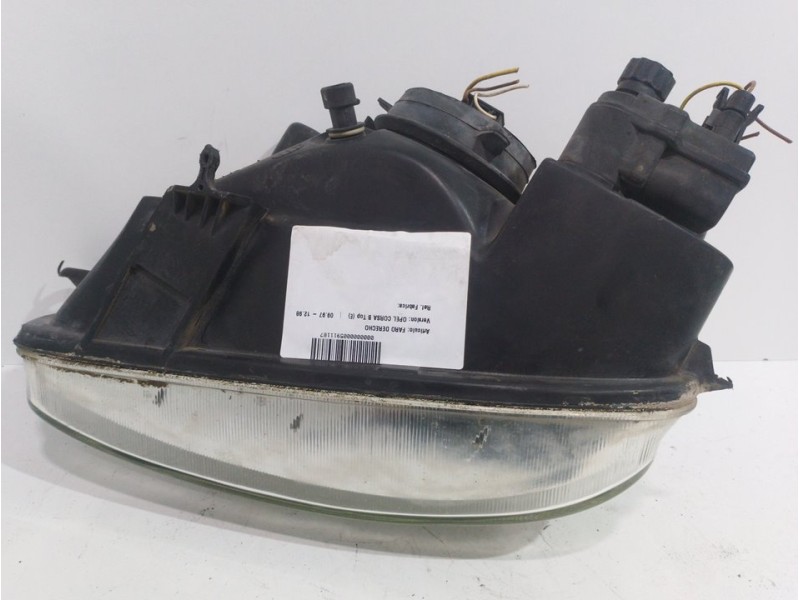Recambio de faro derecho para opel corsa b top (e) referencia OEM IAM 90386290  