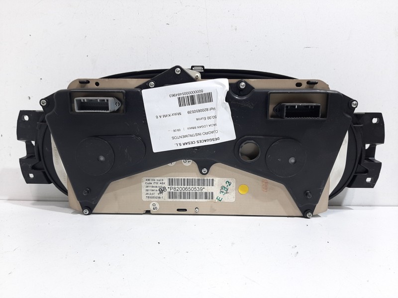Recambio de cuadro instrumentos para dacia logan básico referencia OEM IAM 8200650539  