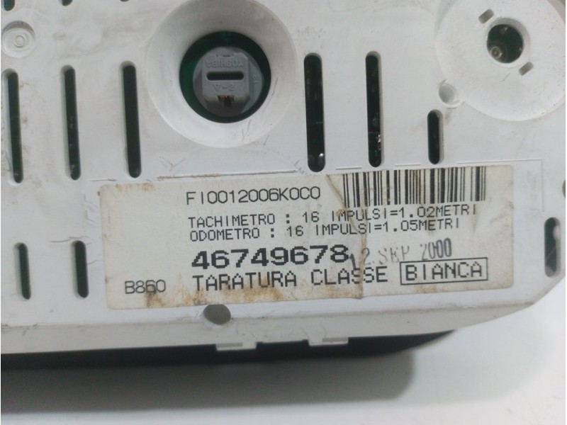 Recambio de cuadro instrumentos para fiat bravo (182) 16v 100 gt referencia OEM IAM   
