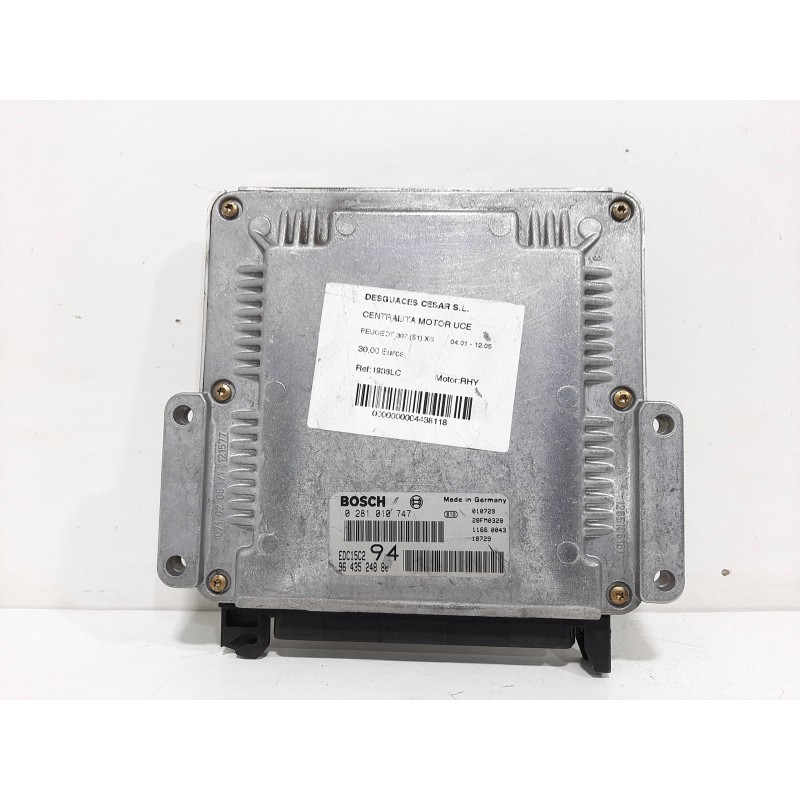 Recambio de centralita motor uce para peugeot 307 (s1) xs referencia OEM IAM 0281010747 9643524880 